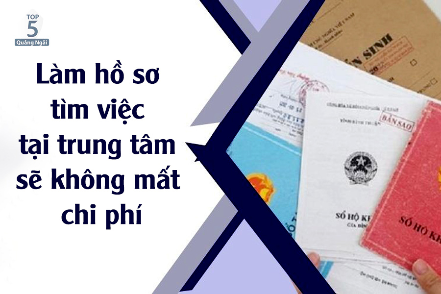 Làm hồ sơ tìm việc tại trung tâm sẽ không mất chi phí Làm hồ sơ tìm việc tại trung tâm sẽ không mất chi phí