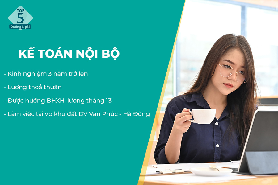 Yêu Cầu Tuyển Dụng Kế Toán Nội Bộ Tại Công ty CP Thương Mại Bắc Sông Trà