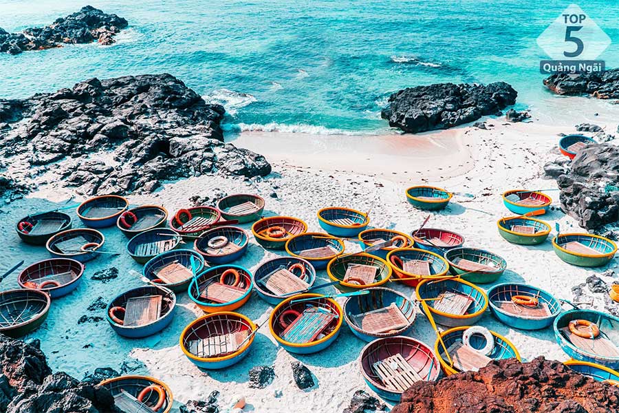 Bạn có thể trải nghiệm chuyến đi tại Quảng Ngãi với nhiều bãi biển khác nhau