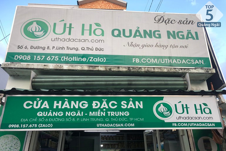 Út Hà - Cửa hàng bán đặc sản Quảng Uy tín hàng đầu tại Tp.HCM