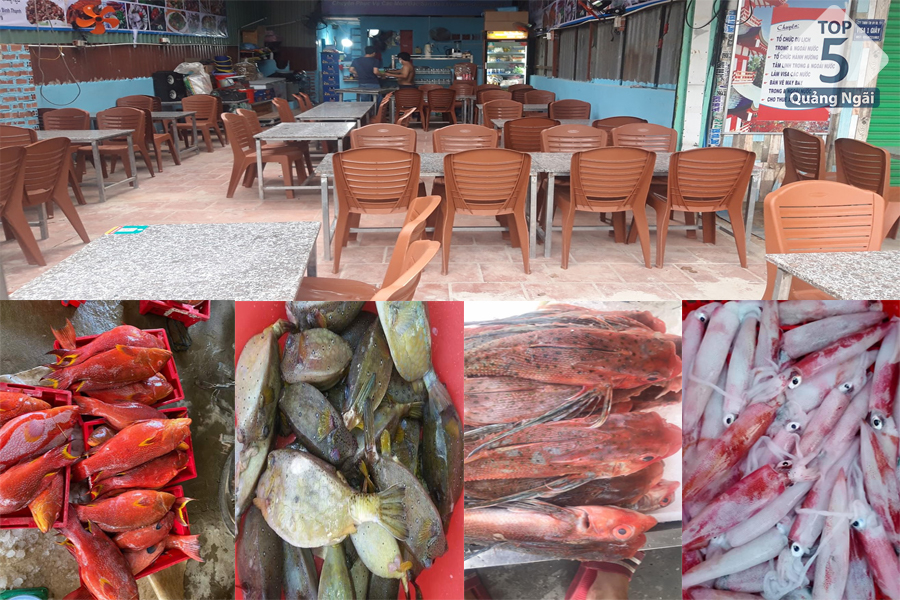 Lý Sơn Quán - Chuyên phục vụ các món hải sản tươi sống nhập trực tiếp từ Lý Sơn