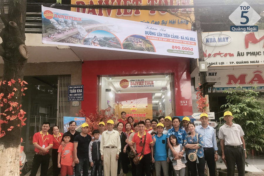 Đại Việt tour là công ty du lịch Quảng Ngãi uy tín hàng đầu tại Quảng Ngãi