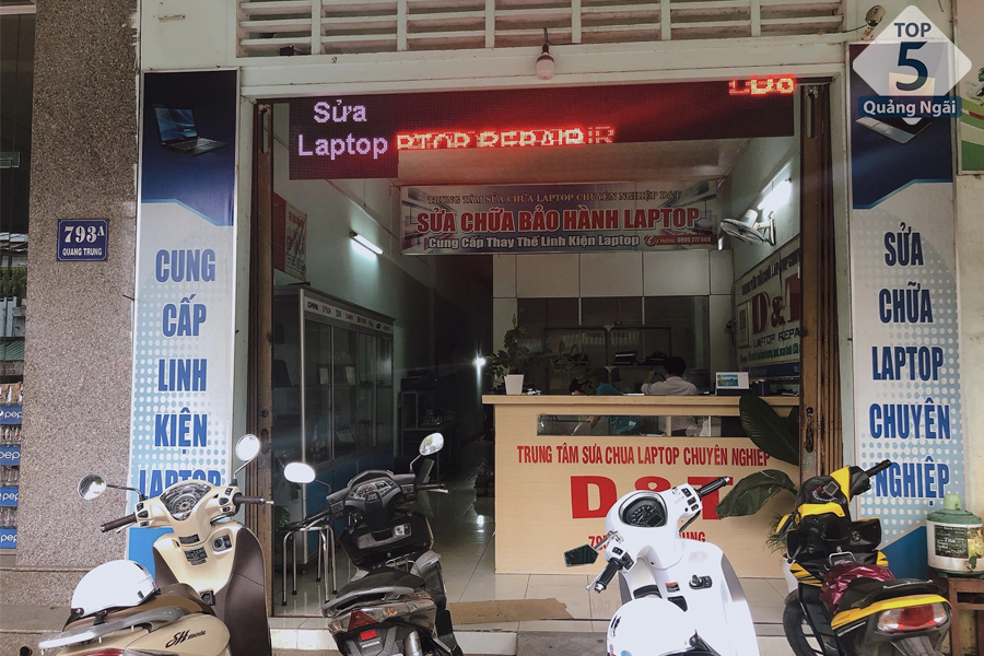 Trung tâm sửa laptop Quảng Ngãi D&T luôn làm hài lòng khách hàng bằng sự tận tâm chuyên nghiệp