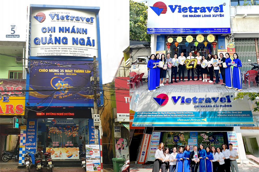 Vietravel có độ phủ sóng gần 50% trên toàn quốc