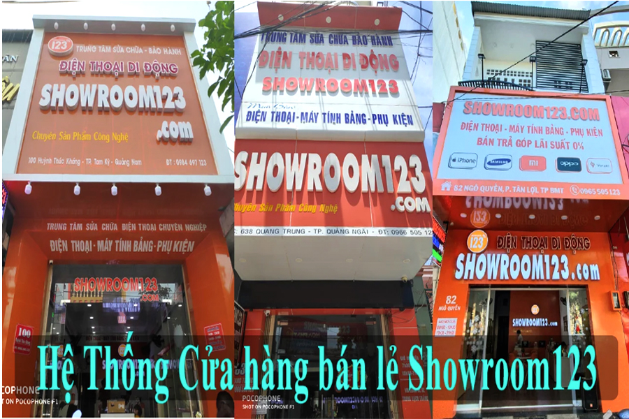 Showroom123.com - Đại điểm bán sản phẩm công nghệ uy tín hàng đầu Quảng Ngãi