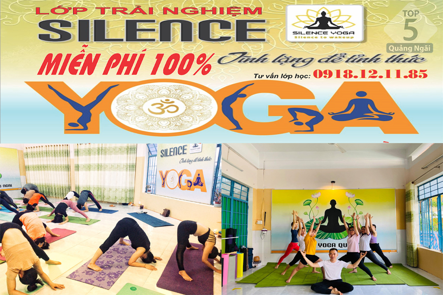 Silence - Trung tâm yoga trị liệu hàng đầu tại Quảng Ngãi