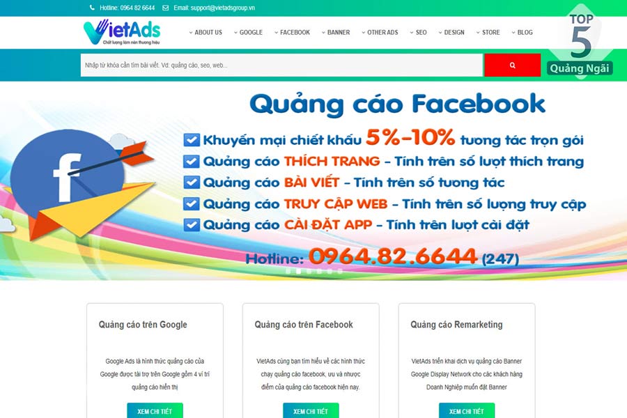 Dịch vụ quảng cáo facebook tại Việt Ads