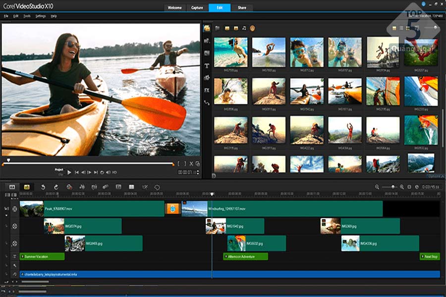 Corel VideoStudio - Phần mềm hỗ trợ làm video quảng cáo chuyên nghiệp và hiệu quả
