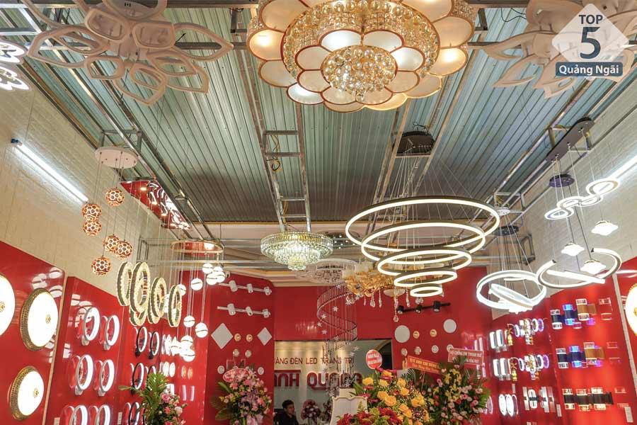 Top 5 cửa hàng bán đèn trang trí Quảng Ngãi uy tín