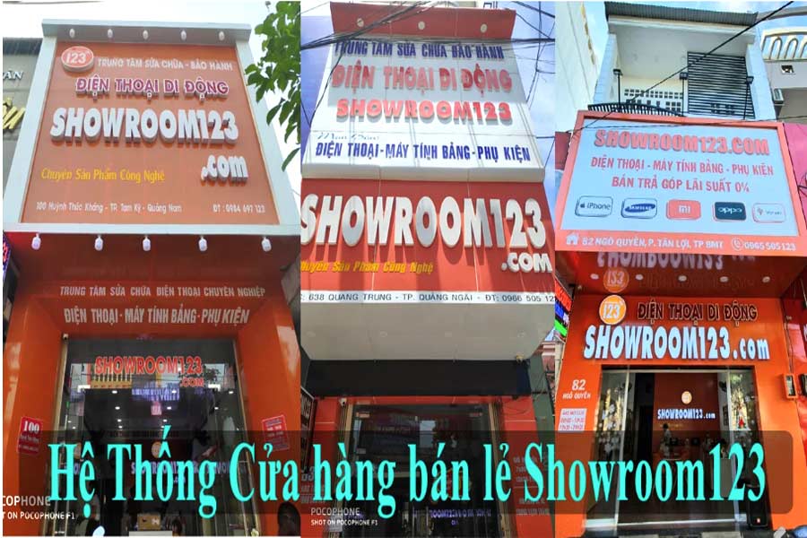 Showroom123.com - Cửa hàng điện thoại di động uy nhất nhất ở Quảng Ngãi hiện nay