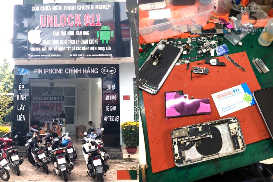 Unlock911 - Cửa hàng sửa chữa điện thoại chất lượng nhất tại Quảng Ngãi