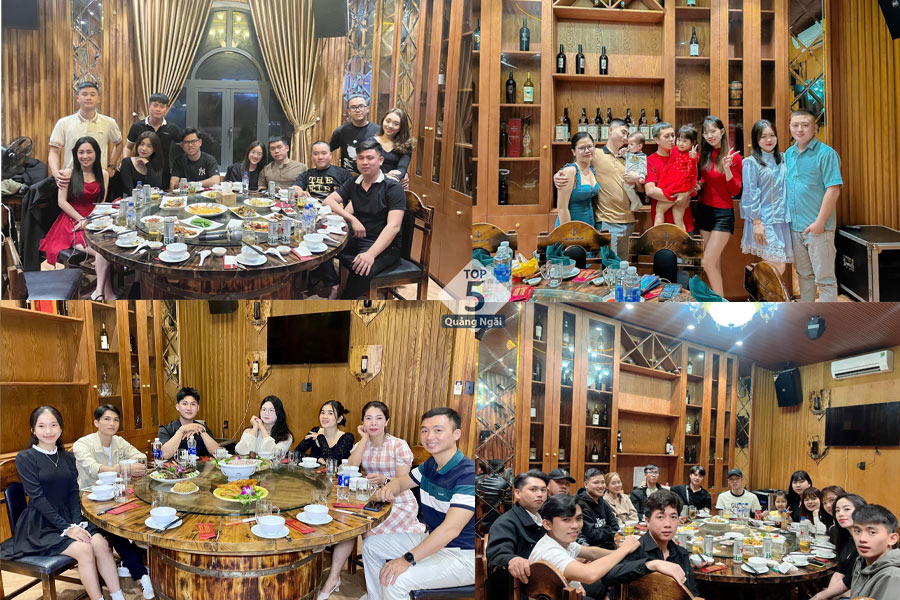 Tiệc thân mật gia đình hay nhóm bạn