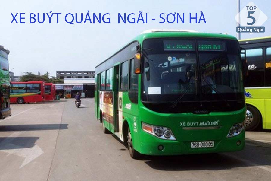 Lịch trình, lộ trình tuyến xe buýt Quảng Ngãi – Sơn Hà mới nhất 2023