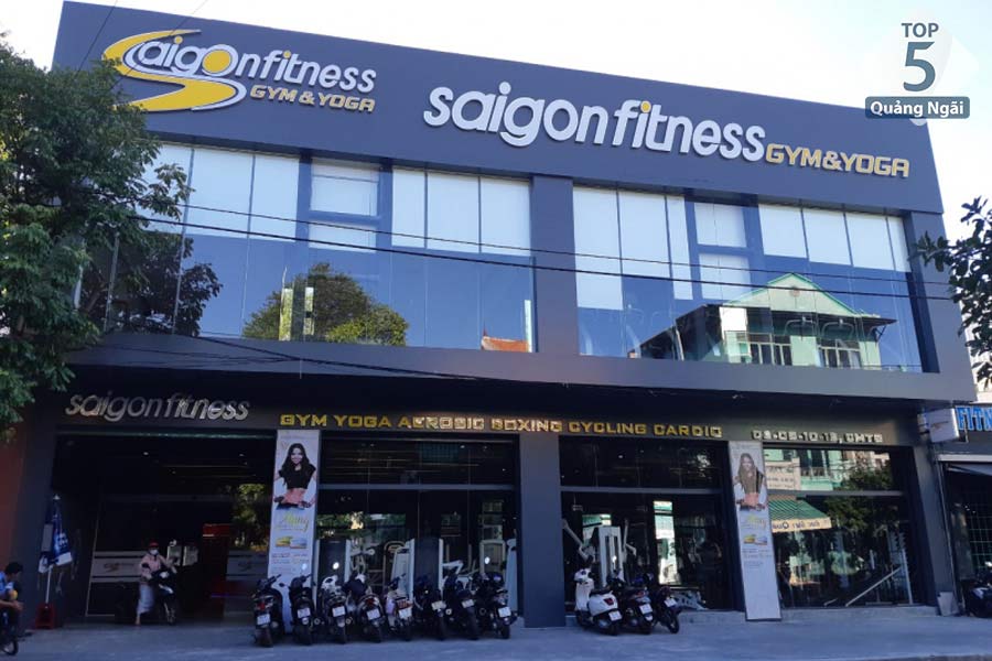  Saigon Fitness Yoga - một trong những phòng gym hiện đại bậc nhất Quảng Ngãi.