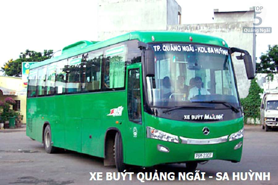Xe buýt tăng cường chuyến Quảng Ngãi Sa Huỳnh nhằm phục vụ nhu cầu đi lại của hành khách