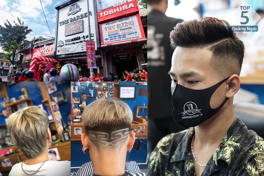 The barber tự hào là chuỗi cắt tóc nam lớn nhất Quảng Ngãi