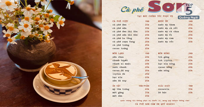 Cafe Sơn-quán cafe tại Quảng Ngãi “nhuốm màu thời gian” lưu giữ nhiều ký ức đẹp