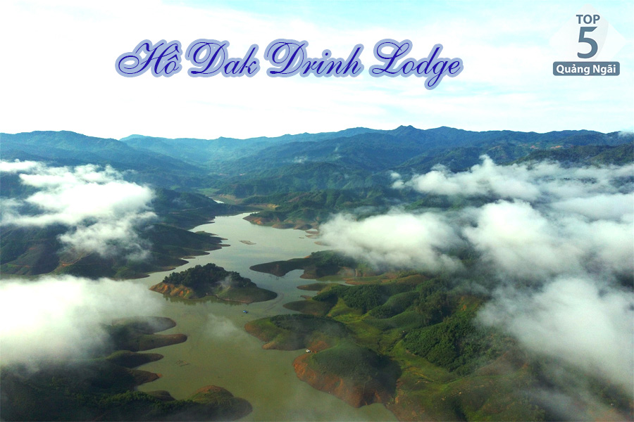 Hồ Dak Drinh những ngày nhiều mây chẳng khác nào chốn bồng lai tiên cảnh(nguồn: fb Dak Drinh Lodge)
