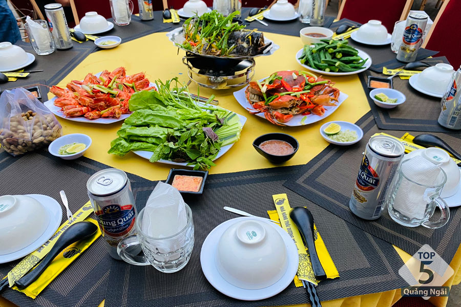 Nhà hàng Thái Dương - địa điểm ăn uống được nhiều thực khách lựa chọn khi đến Mỹ Khê Quảng Ngãi  