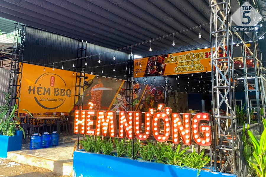 Hẻm BBQ – Chill Nướng Ngon Giá Bình Dân Tại Quảng Ngãi