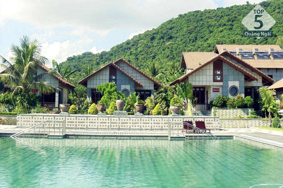 Khu resort được thiết kế khá đơn giản và thân thiện với môi trường