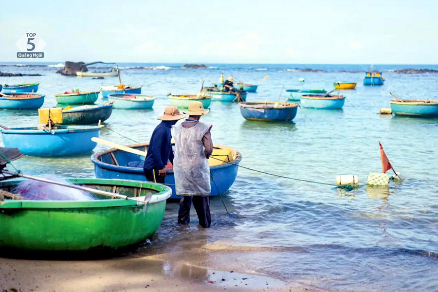 Mũi Ba Làng An Quảng Ngãi - địa điểm sống chậm lý tưởng cho người yêu thiên nhiên