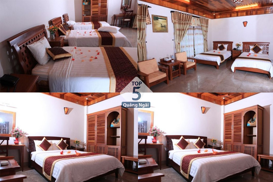 Giá phòng ở resort Sa Huỳnh beach giao động từ 600k đến 1,5tr