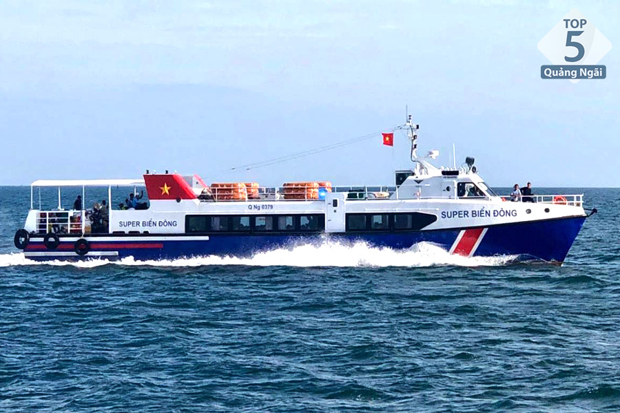 Giá vé tàu Sa Kỳ Lý Sơn - Tàu cao tốc Supper Biển Đông