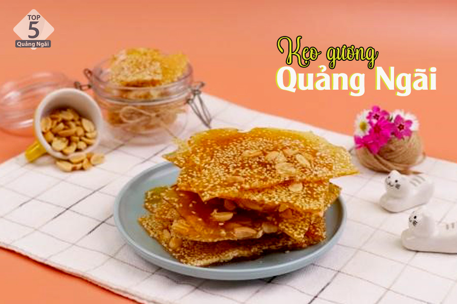 Kẹo gương - món ngon ăn vặt đặc sản Quảng Ngãi 