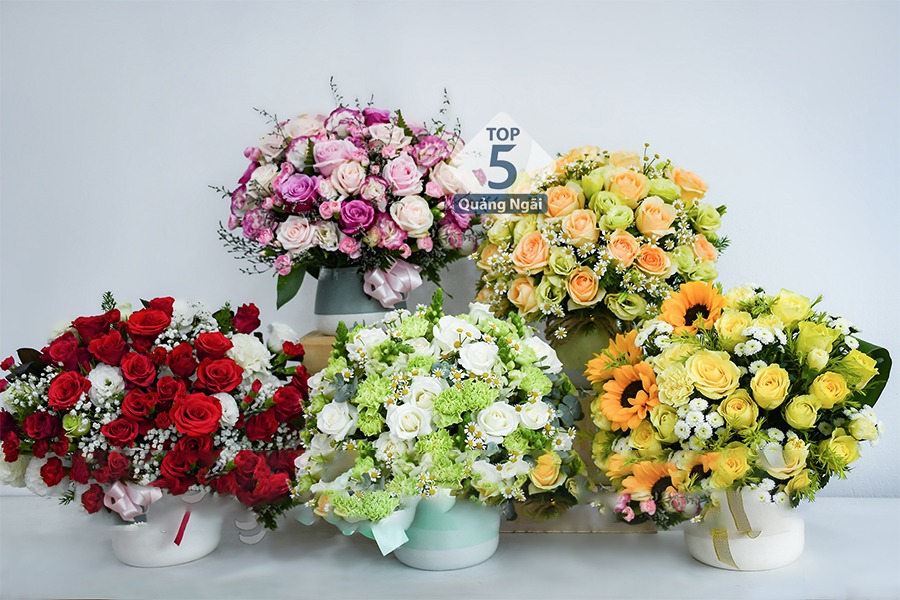 Top 5 địa chỉ cung cấp hoa tươi tại Quảng Ngãi chất lượng