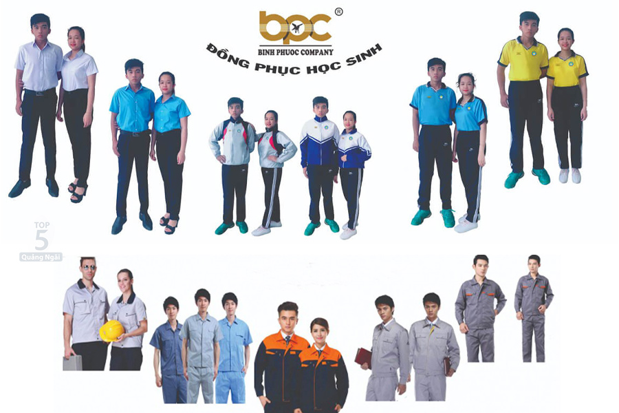 Công ty may Bình Phước nhận in tất cả các loại áo bảo hộ lao động