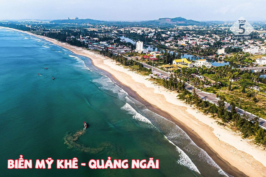 Bãi biển Mỹ Khê Quảng Ngãi là một trong những bãi biển đẹp nhất tỉnh 