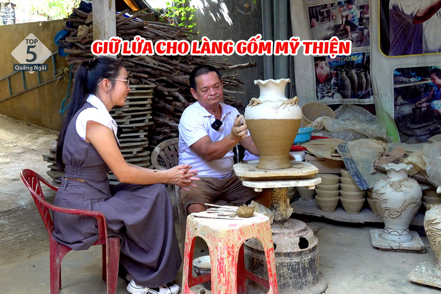 Giữ lửa cho Làng gốm Mỹ Thiện với tuổi đời hơn 200 năm ở Quảng Ngãi