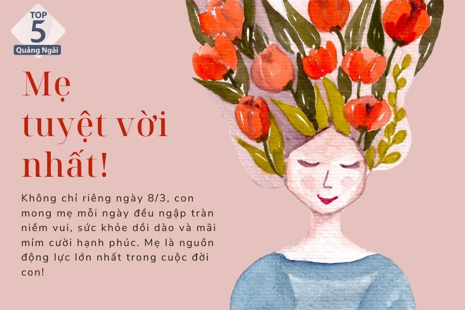 Lời chúc mẹ 8/3 hay và ý nghĩa 