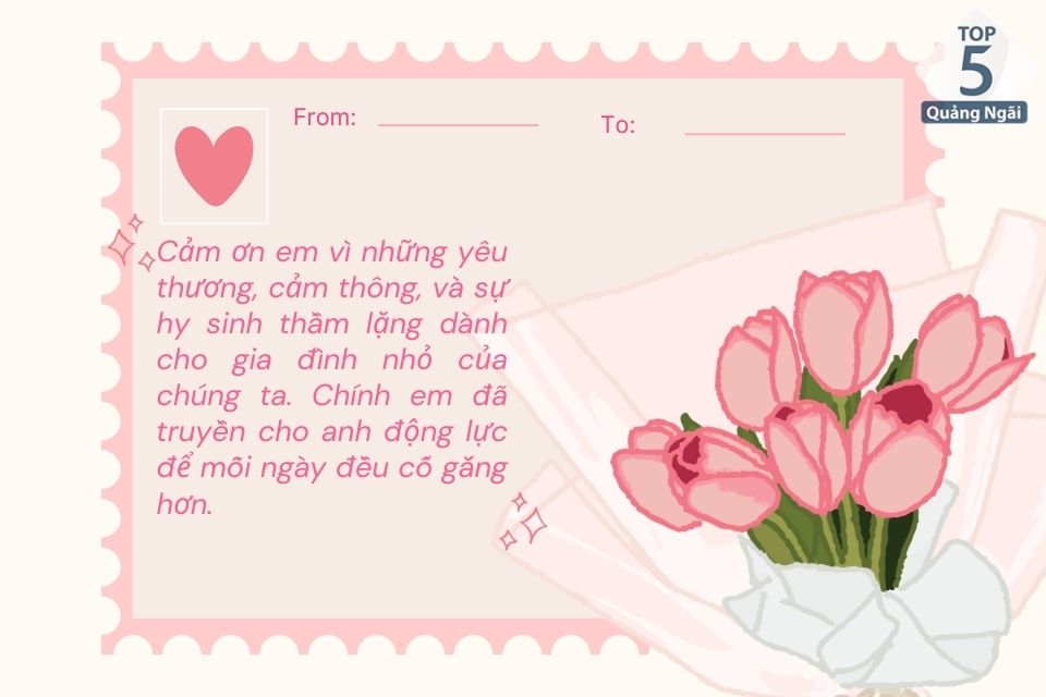 Lời chúc 8/3 hay và ý nghĩa dành cho vợ