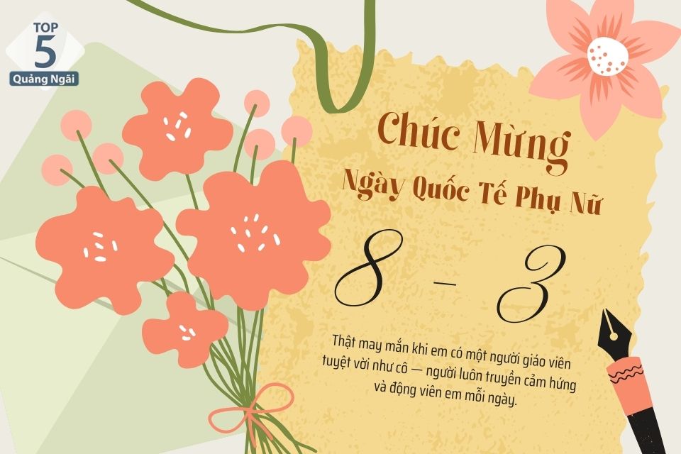Lời chúc 8/3 hay và ý nghĩa dành cho cô giáo