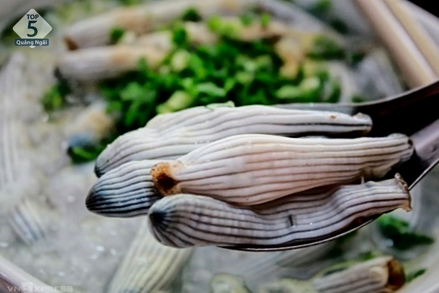 Cháo Sá sùng - món ăn đại bổ rất được ưa chuộng ở đảo Cô Tô Cháo Sá sùng - món ăn đại bổ rất được ưa chuộng ở đảo Cô Tô