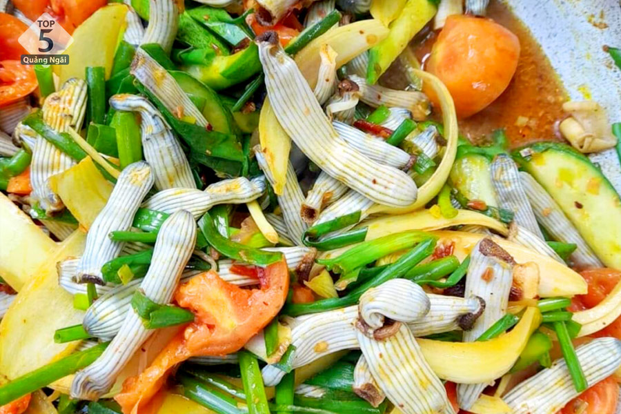 Sá sùng xào chua ngọt món ăn vô cùng bắt vị Sá sùng xào chua ngọt món ăn vô cùng bắt vị