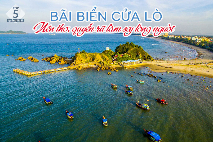 Vẻ đẹp làm “say lòng” biết bao du khách khi đến bãi biển Cửa Lò