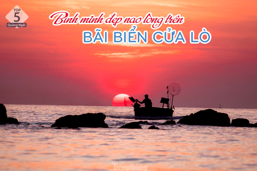 Nét quyến rũ của bình minh phố biển Cửa Lò