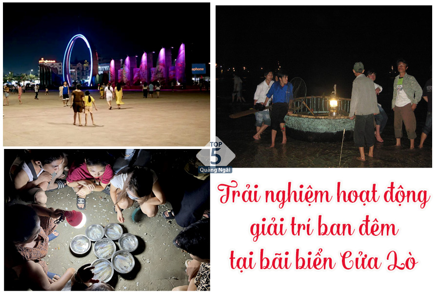 Một số hoạt động trải nghiệm ban đêm nổi bật tại Cửa Lò