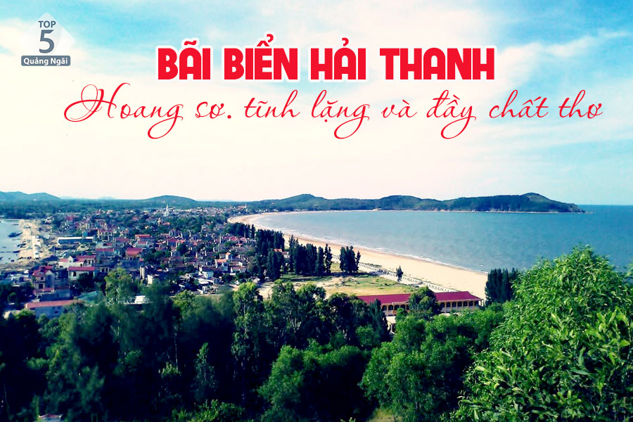 Bãi biển Hải Thanh hoang sơ, tĩnh lặng và đầy chất thơ