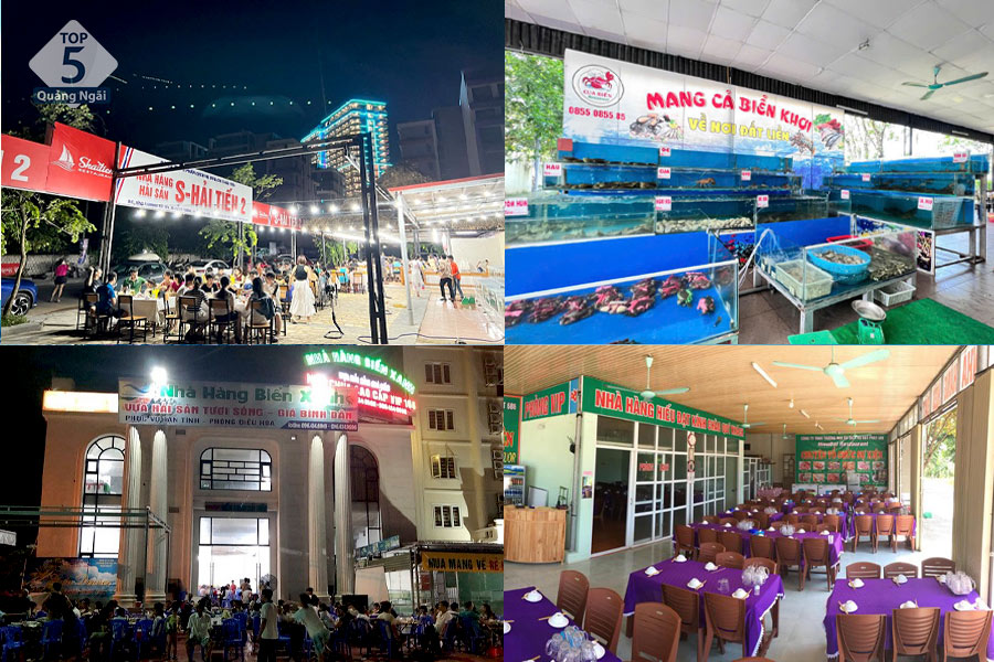 Một số nhà hàng uy tín để bạn thưởng thức hải sản tại biển Hải Thanh