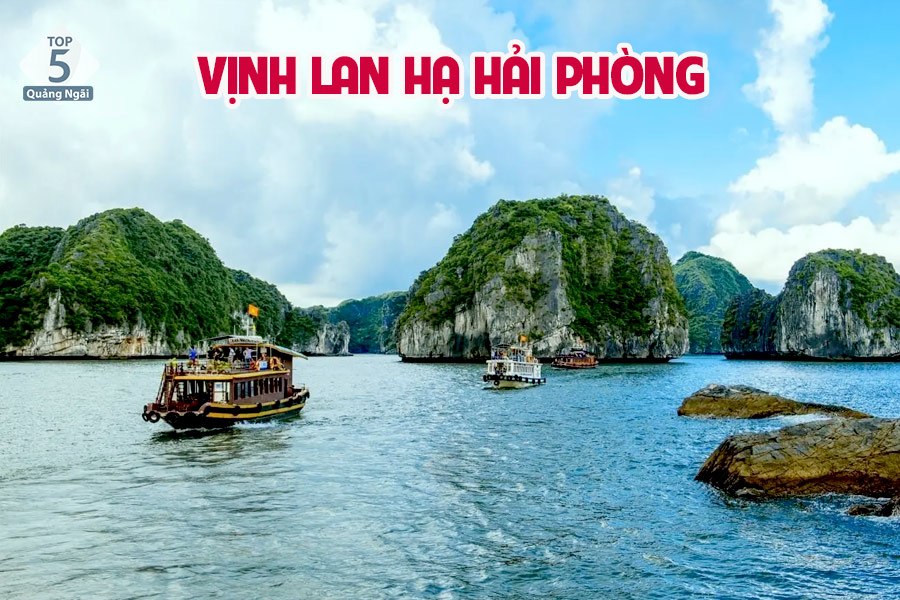 Vịnh Lan Hạ xinh đẹp, nổi bật thu hút nhiều du khách khi đến đảo Cát Bà