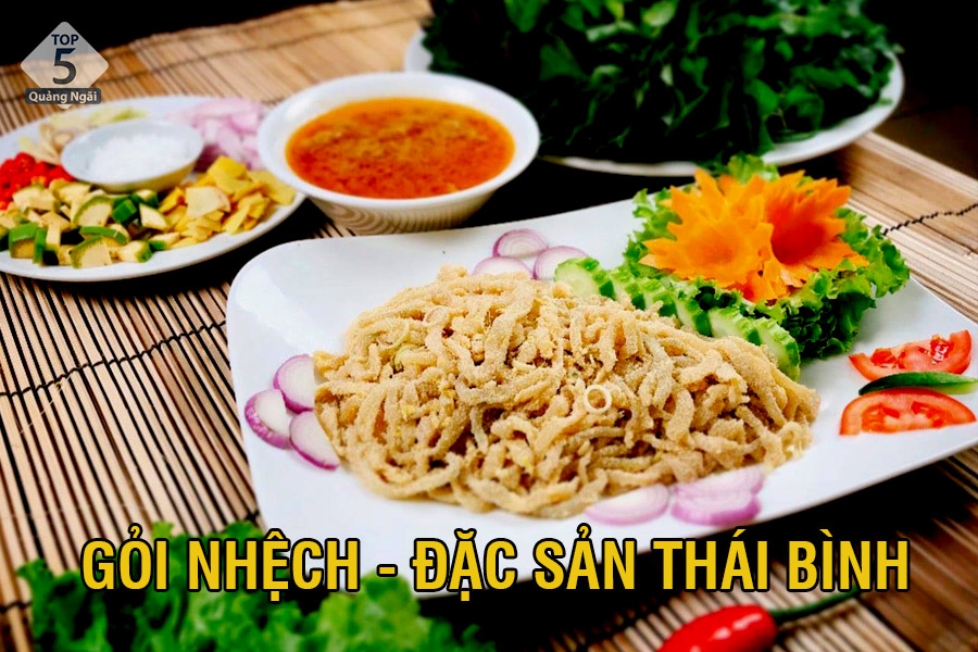 Gỏi nhệch - đặc sản Thái Bình nhất định phải thử khi đến Cồn Đen