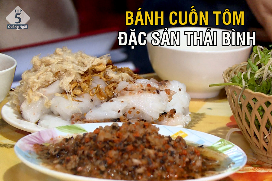 Bánh cuốn tôm - món ăn dân dã nhưng cuốn hút vô cùng