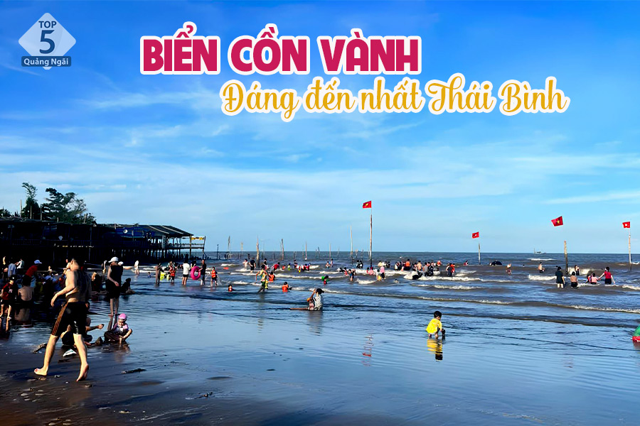 Biển Cồn Vành - địa điểm du lịch trọng điểm của Thái Bình