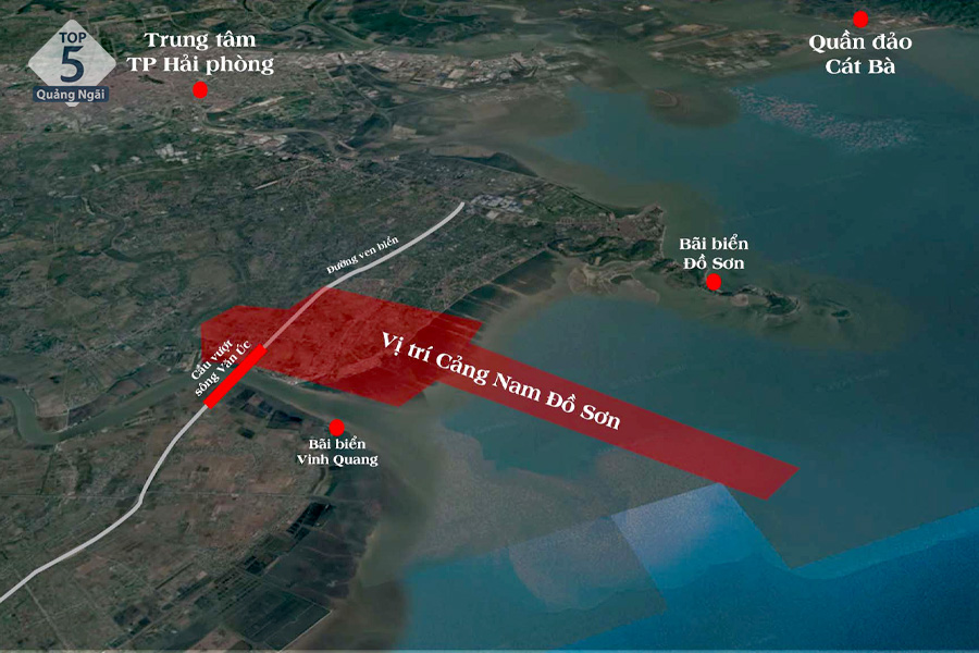 Biển Đồ Sơn nằm cách trung tâm Hà Nội khoảng 120km 