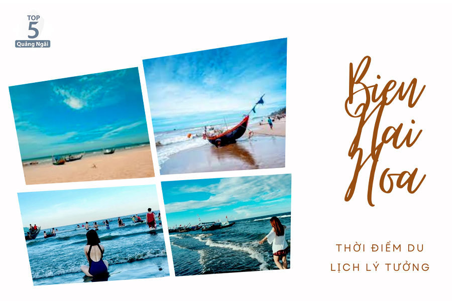 Mùa hè là thời điểm thích hợp nhất để đến du lịch bãi tắm Hải Hòa