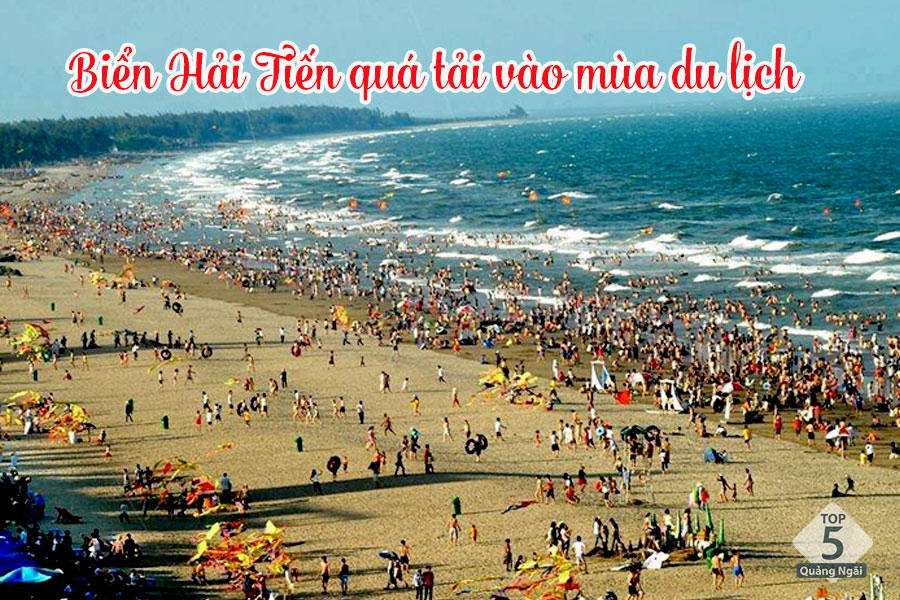 Biển Hải Tiến vào mùa du lịch rất đông nên chủ động đặc phòng trước